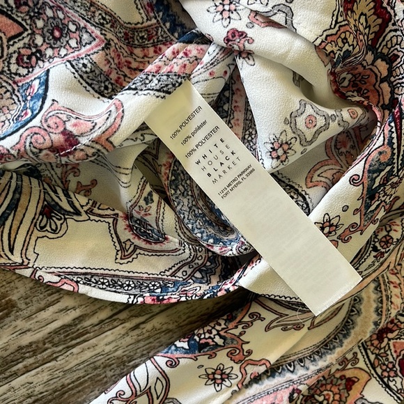 WHITE HOUSE/ BLACK MARKET BEAUTIFUL BLOUSE, 0 - Picture 8 of 14